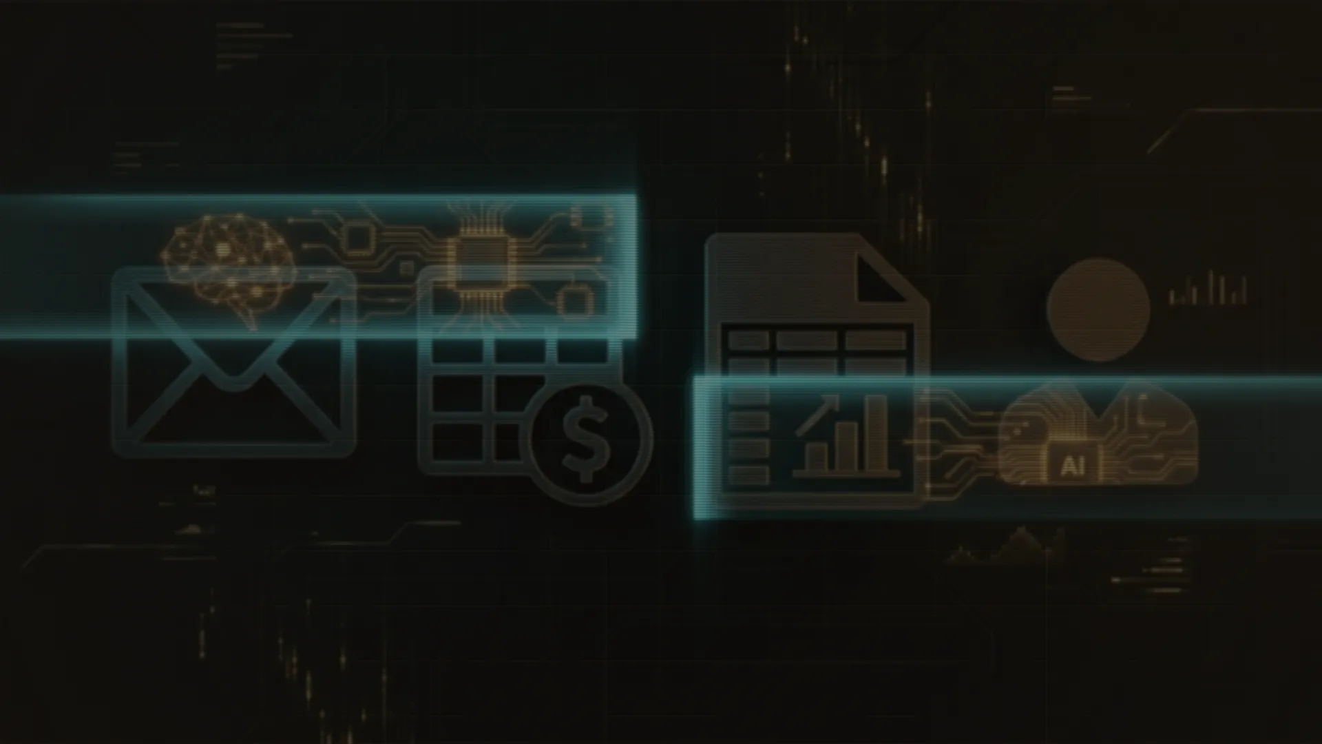 Illustration: Versteckte KI-Funktionen in bestehender Unternehmenssoftware